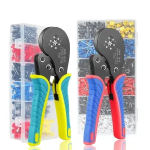 16 6 Tubular Terminal Crimping Tools Precision Electrical Clamps Set