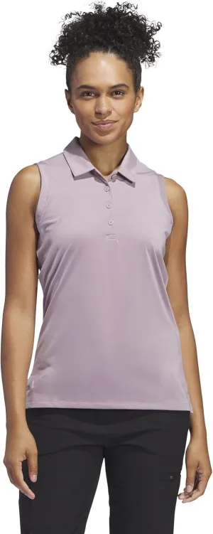 adidas Women's Ultimate365 Solid Sleeveless Polo Shirt