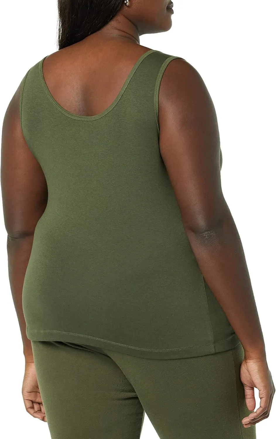 Amazon Essentials Women's Plus Size Tank Top, Multipacks