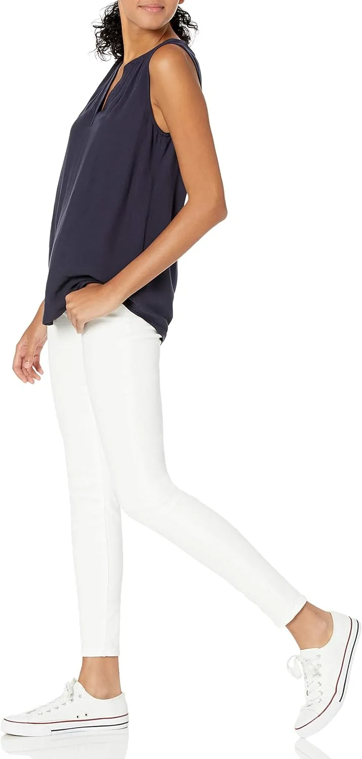 Amazon Essentials Women's Sleeveless Woven Shirt