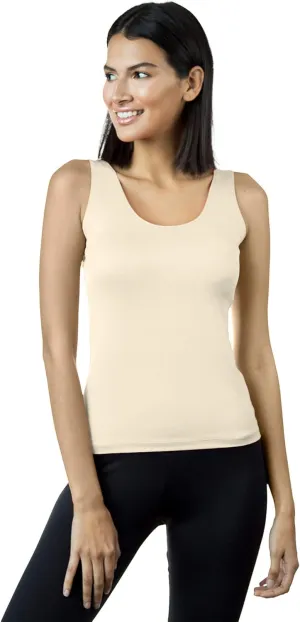 Anue Miami Womens High Scoop Neck Tank Top