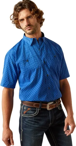 ARIAT Mens Red Mahogany Airflow Shirt