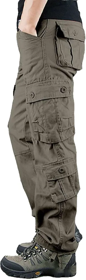 Athletic Pants for Men Men's Solid Color and Windproof and Rainproof Pants Winter Warm Straight Leg Gym Sweatpants