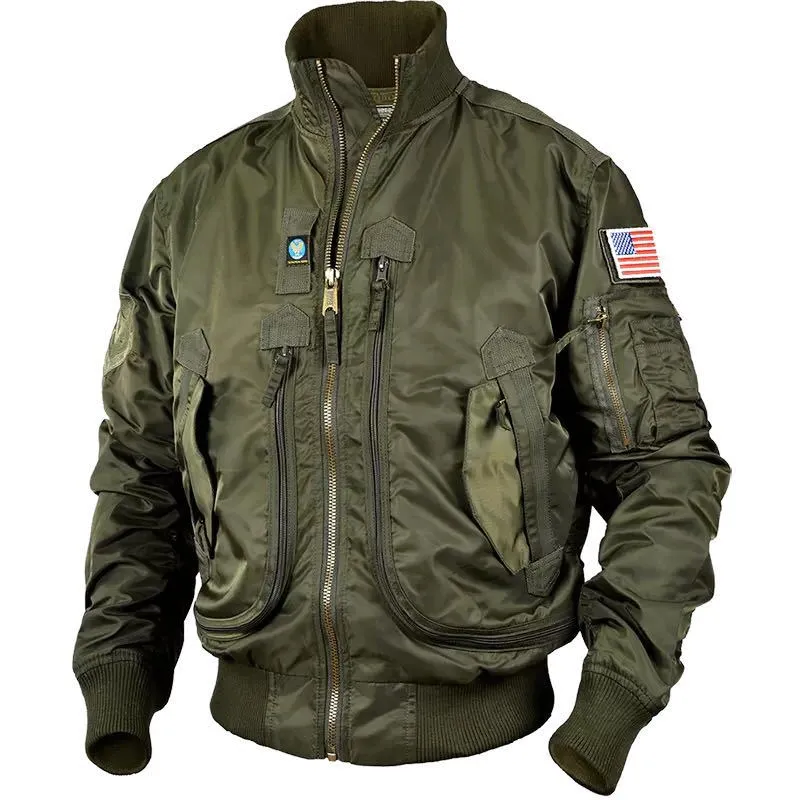 Baseball Collar Autumn&Winter Short Bomber Jacket For Men