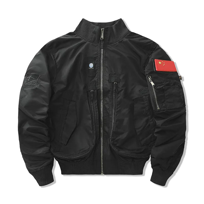 Baseball Collar Autumn&Winter Short Bomber Jacket For Men