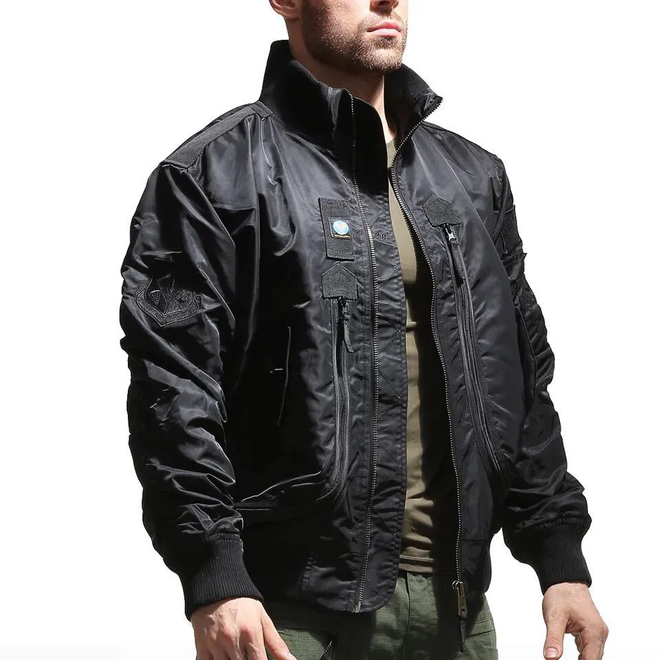 Baseball Collar Autumn&Winter Short Bomber Jacket For Men