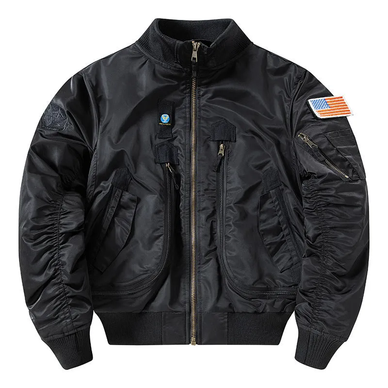Baseball Collar Autumn&Winter Short Bomber Jacket For Men