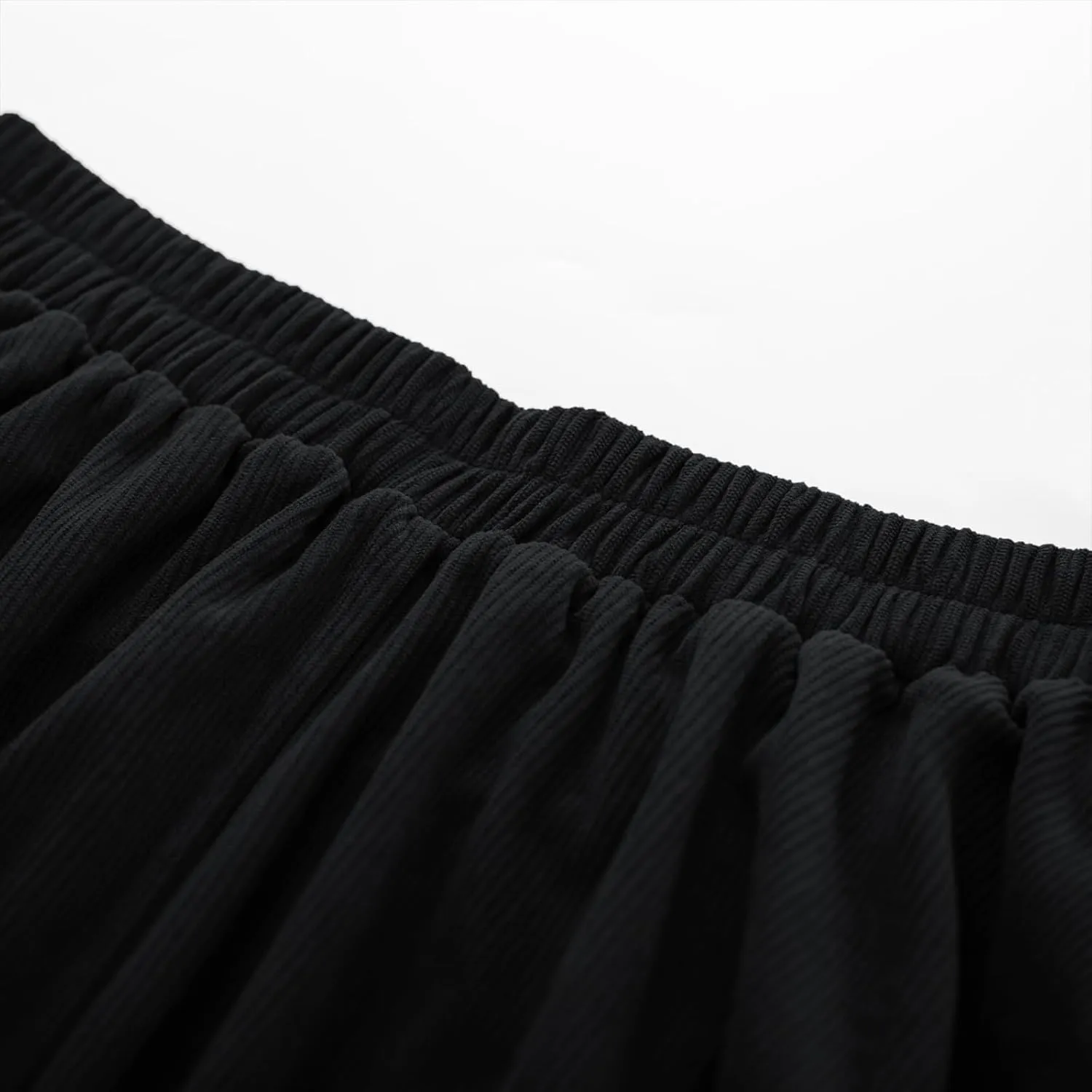 Belle Poque Corduroy Skirt for Women A-Line Flared Swing Skirt Midi High Waist Skirts