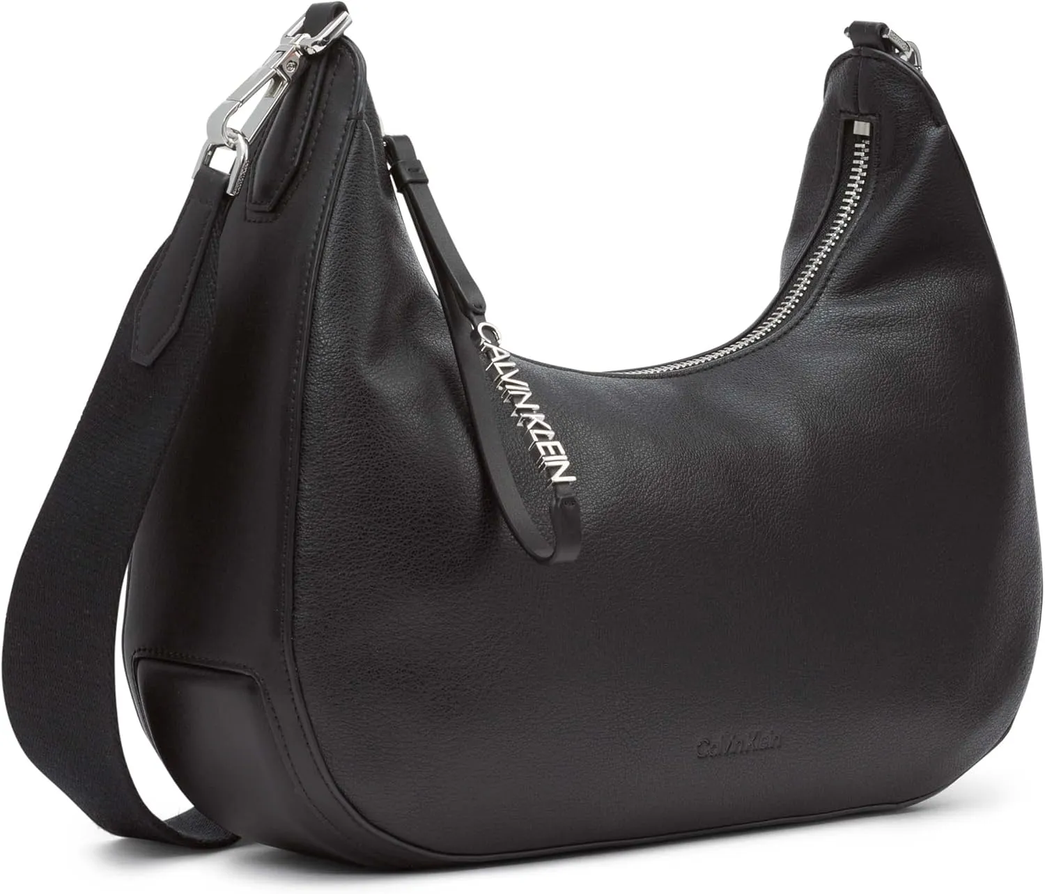 Calvin Klein Clay Top Zip Hobo Shoulder Bag