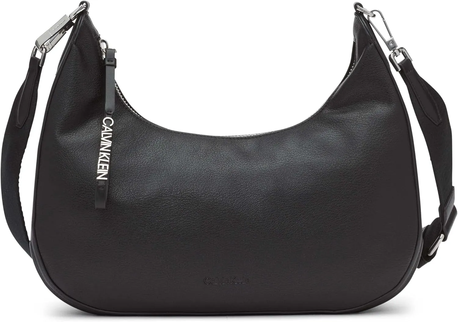 Calvin Klein Clay Top Zip Hobo Shoulder Bag