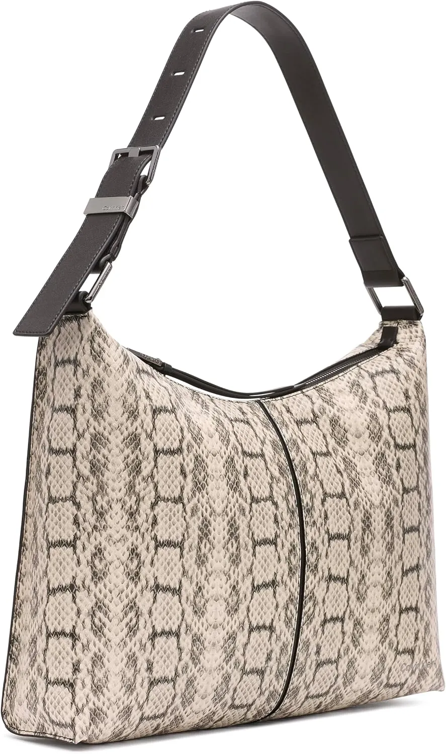 Calvin Klein Max Top Zip Hobo Shoulder Bag