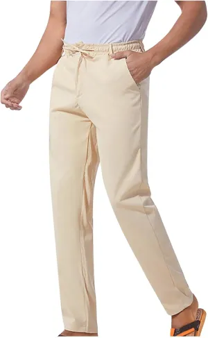 Cambkatl Mens Golf Pants Slim Fit Stretch Work Office Dress Pants Quick Dry Lightweight Casual Chinos Suit Pants with Pockets