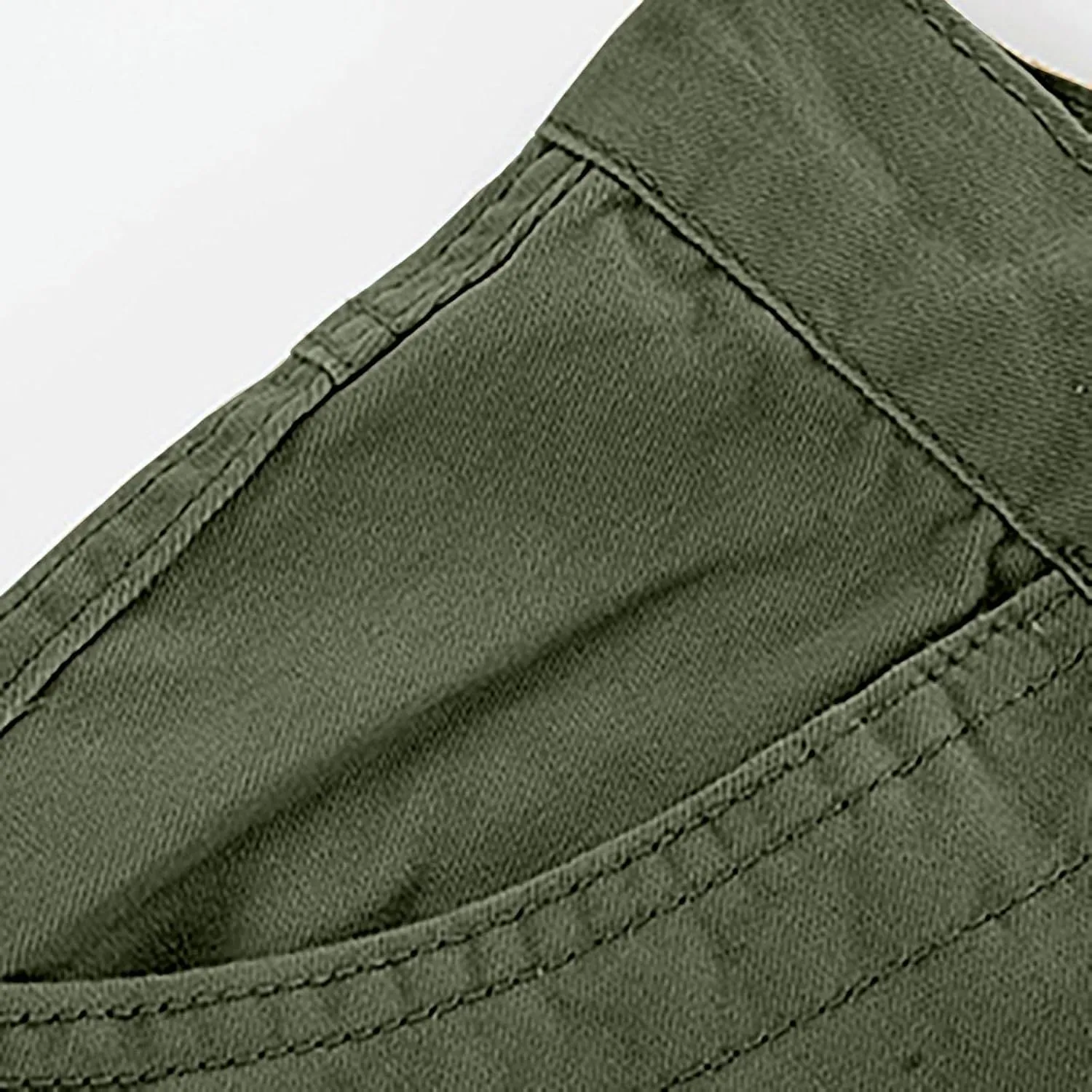 Cargo Pants for Men Camo Stretch Button Waist Tactical Pants Relaxed Fit Fleece Lined Tapered Sweatpants with Pockets
