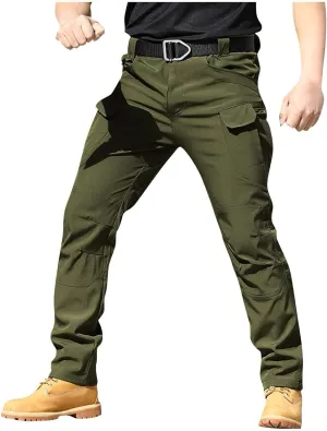 Cargo Pants Men Comfort Travel Stretch Camping Work Pants Resistant Outdoor Ripstop Lightweight Fishing Hiking Pants