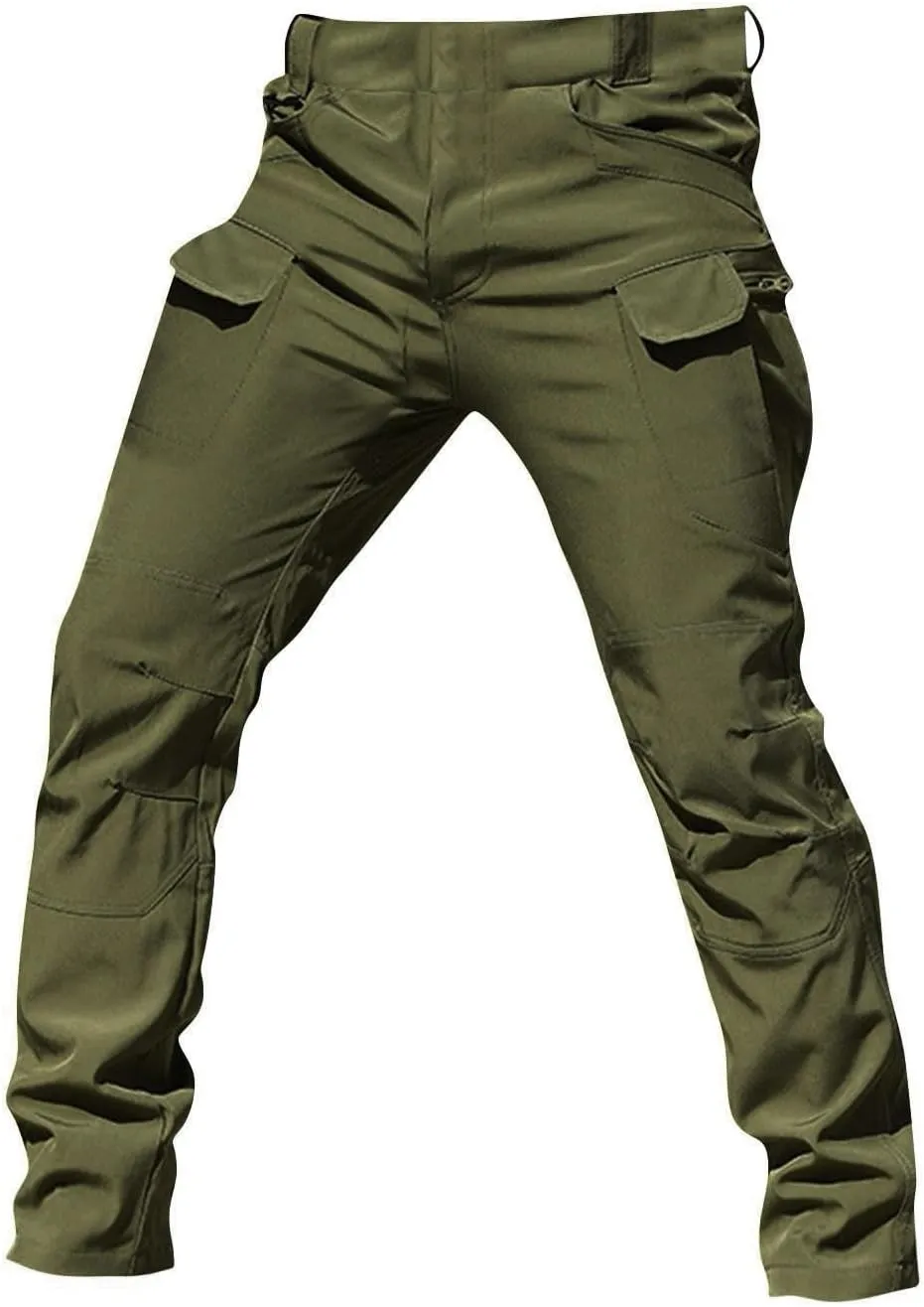 Cargo Pants Men Comfort Travel Stretch Camping Work Pants Resistant Outdoor Ripstop Lightweight Fishing Hiking Pants