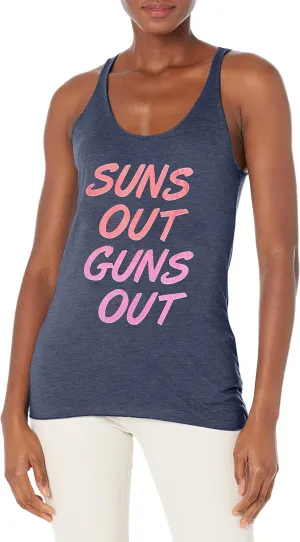 Chin Up Womens Suns Women's Racerback Tank Top