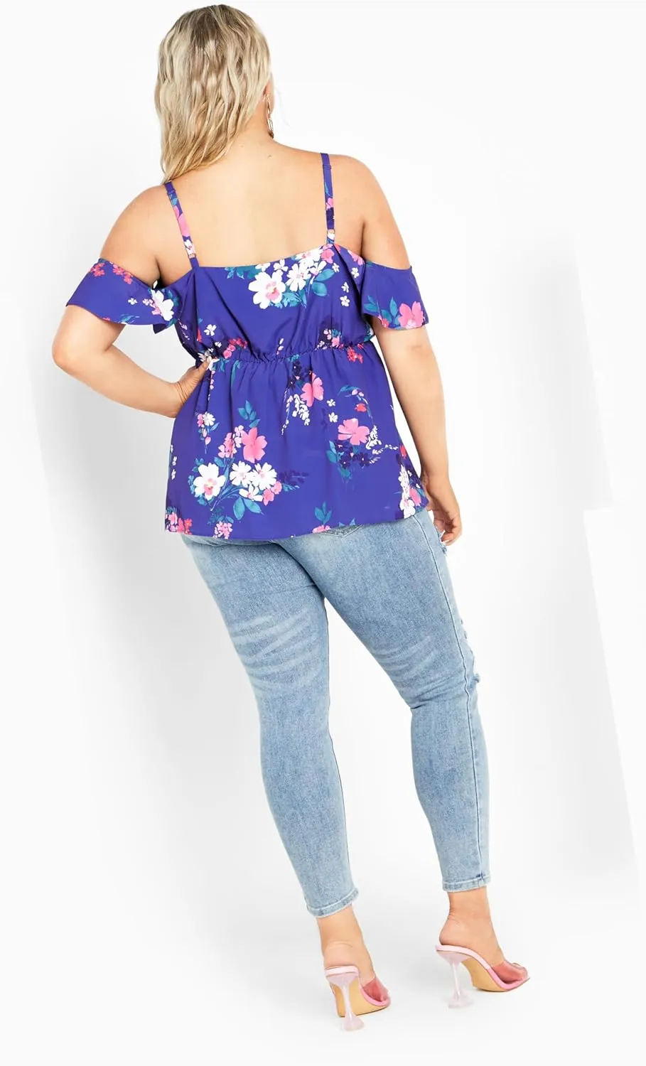 City Chic Women's Plus Size Kallie Print Top