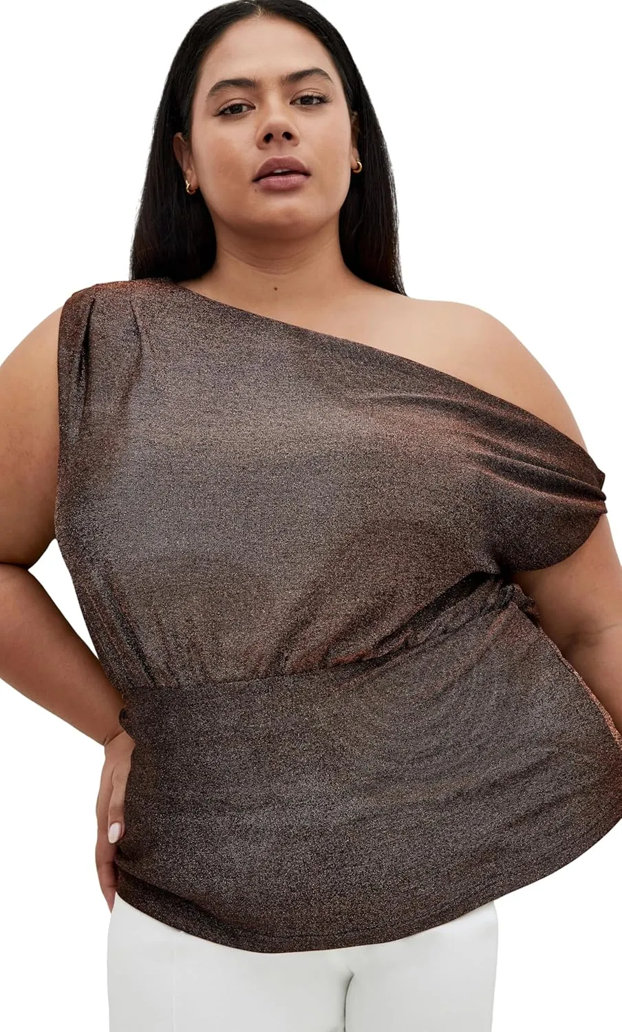 City Chic Women's Plus Size Top - Paloma Shimmer
