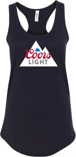 Coors Light Mountain Logo Women's Racerback Tank Top