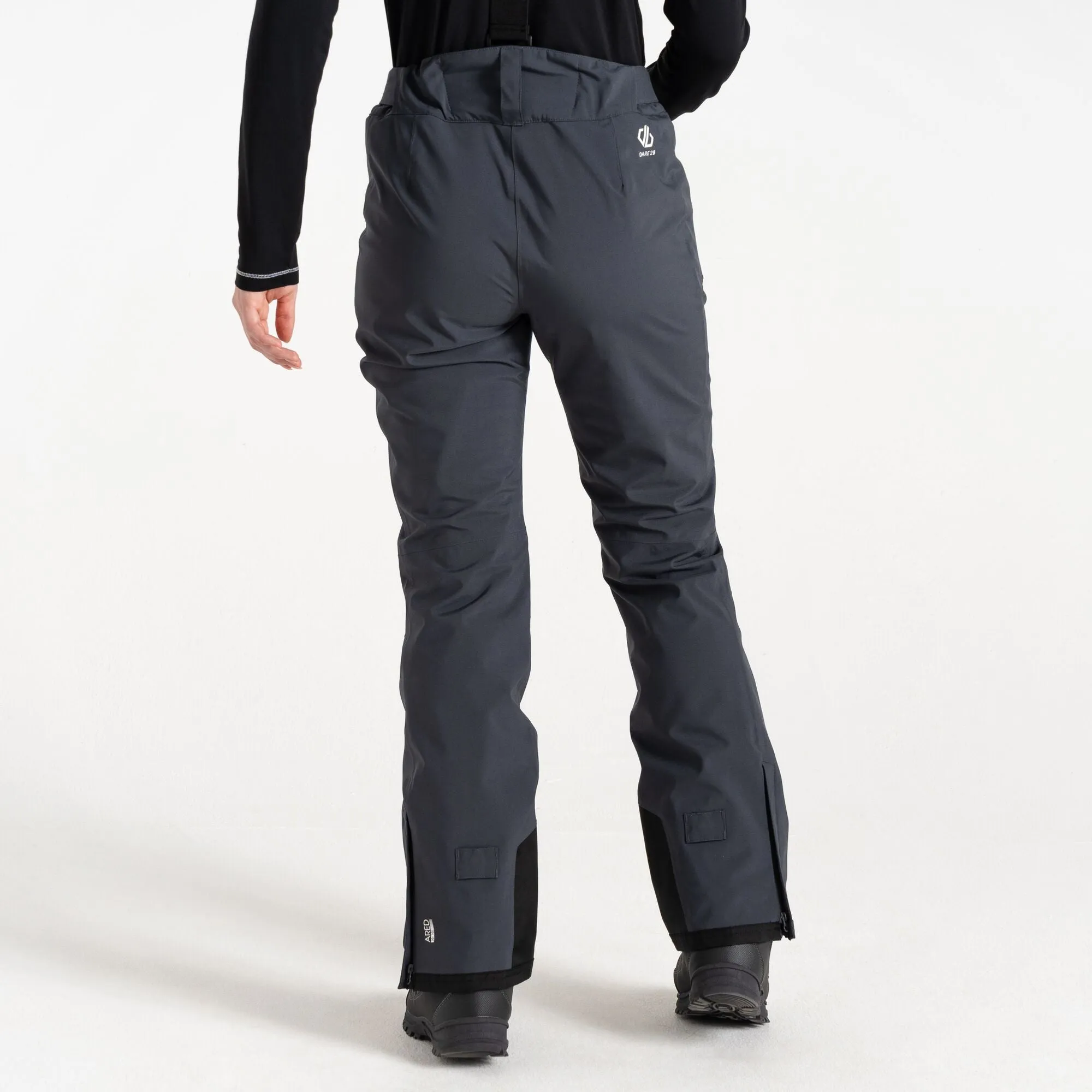 Dare 2B Women's Effused II Waterproof Ski Trousers (Ebony Grey)