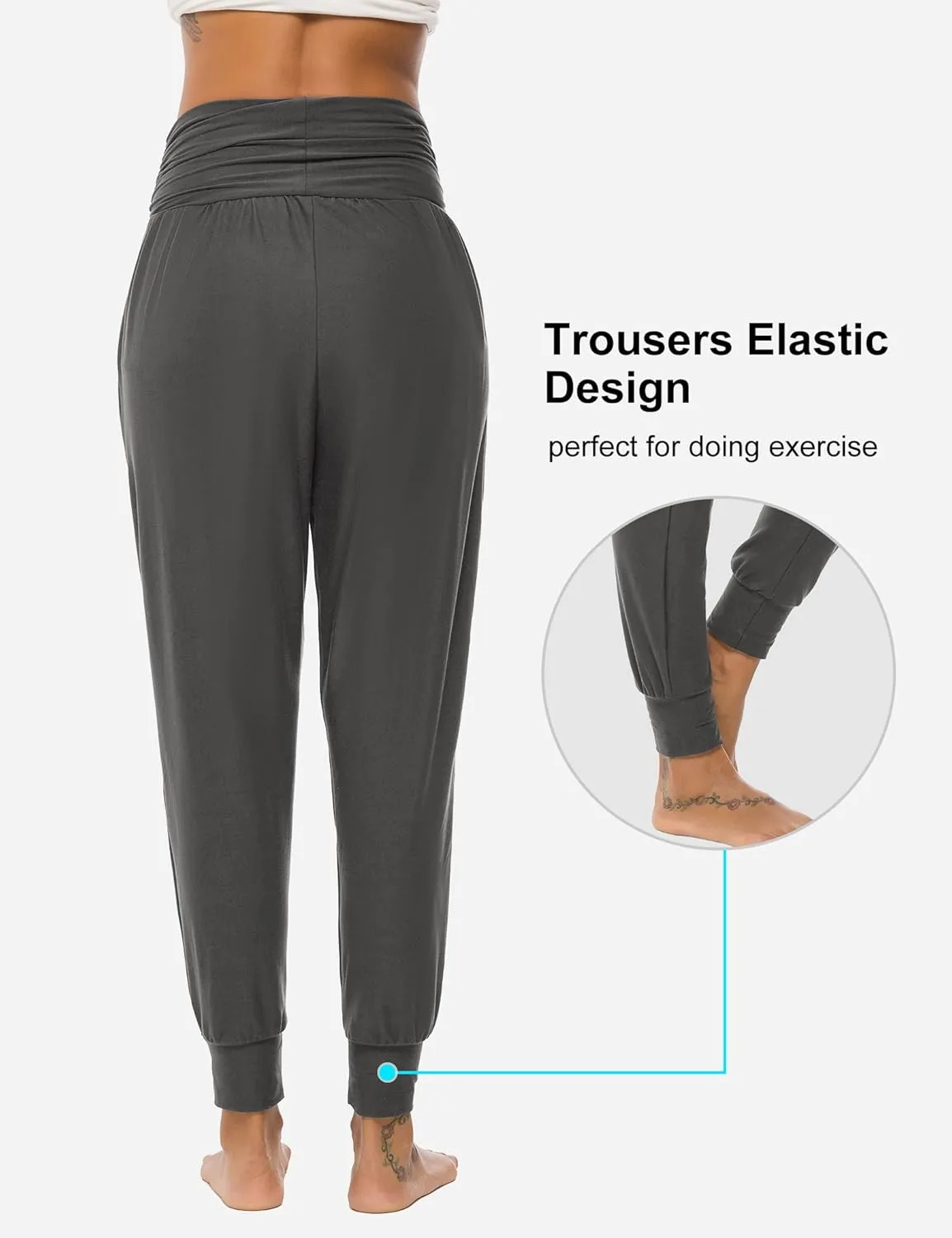 DIBAOLONG Womens Yoga Sweatpants Loose Workout Joggers Pants Comfy Lounge Pants with Pockets