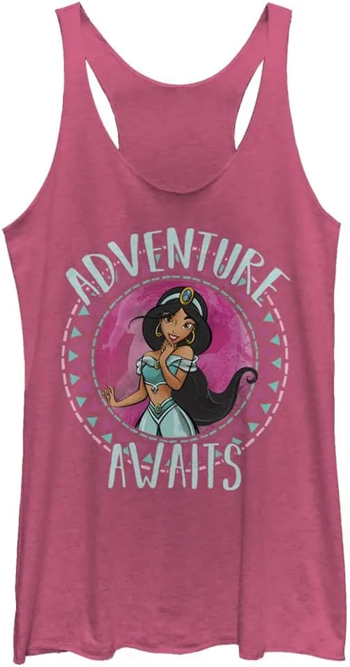 Disney Princesses Jasmine Adventure Women's Racerback Tank Top