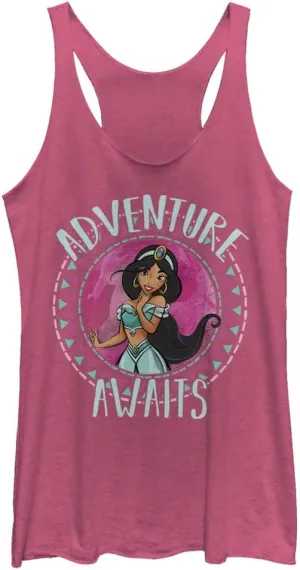 Disney Princesses Jasmine Adventure Women's Racerback Tank Top