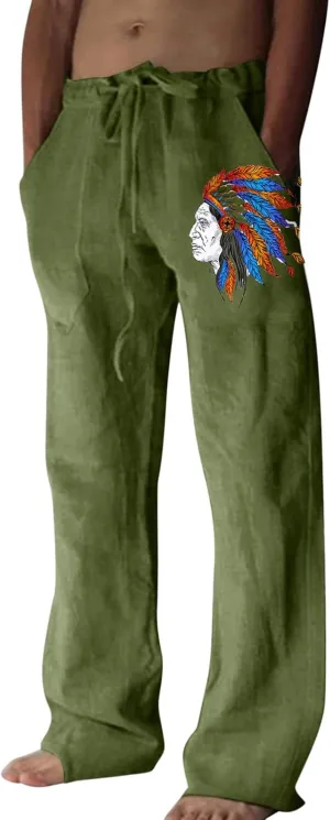 GIERIDUC Straight Leg Cargo Pants for Mens Loose Fit Corduroy Pants Mens Casual Chino Pants for Men Tarjetas Personalizadas