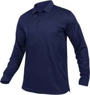 GYMELITE Men's Golf Polo Shirt Short & Long Sleeve Polo Shirts Dry Moisture Wicking Performance Outdoor Casual Collar Shirt