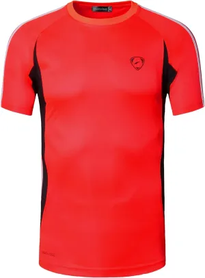 jeansian Men's Sport Quick Dry Fit Short Sleeve T-Shirt Tee Shirt Tshirt Tops Golf Tennis Bowling LSL1052