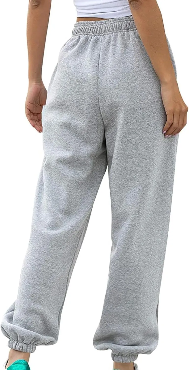 Joggers for Women 2024 Casual Workout Sweatpants with Pockets Baggy Drawstring Lounge Athletic Gym Comfy Sweat Pants