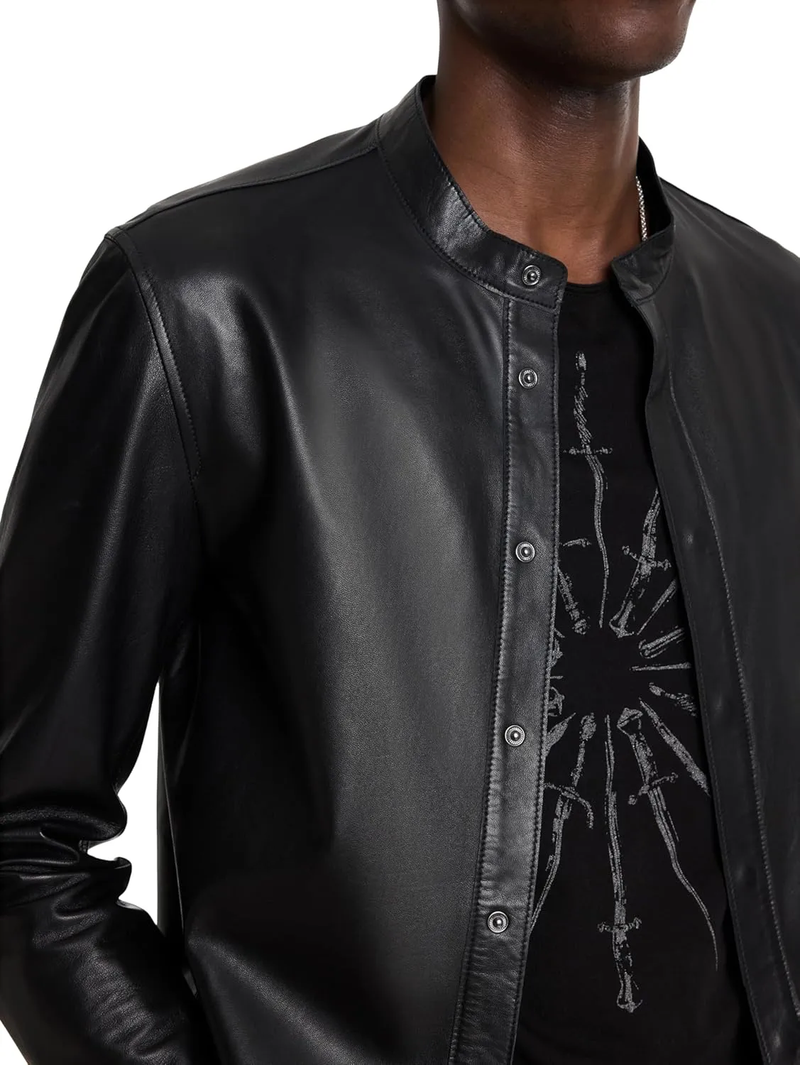 John Varvatos Men's Bernard Shirt Jacket
