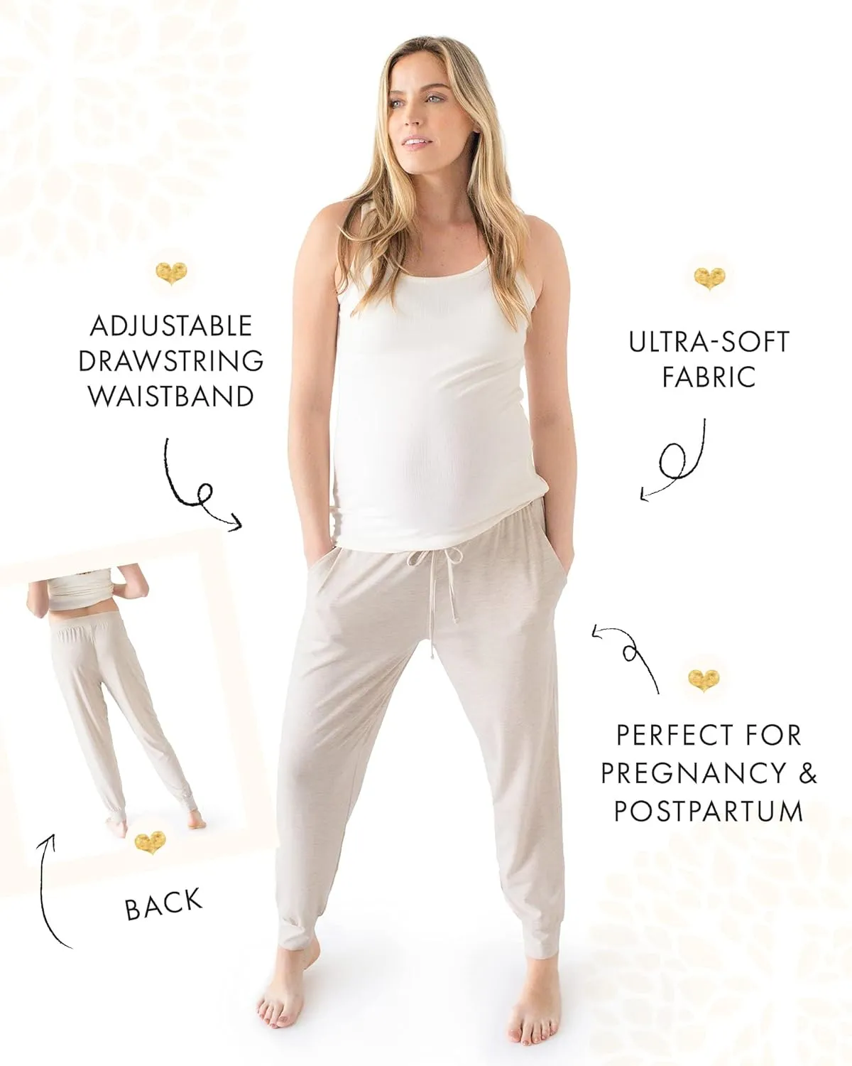 Kindred Bravely Everyday Maternity Joggers, Lounge Pants for Pregnancy