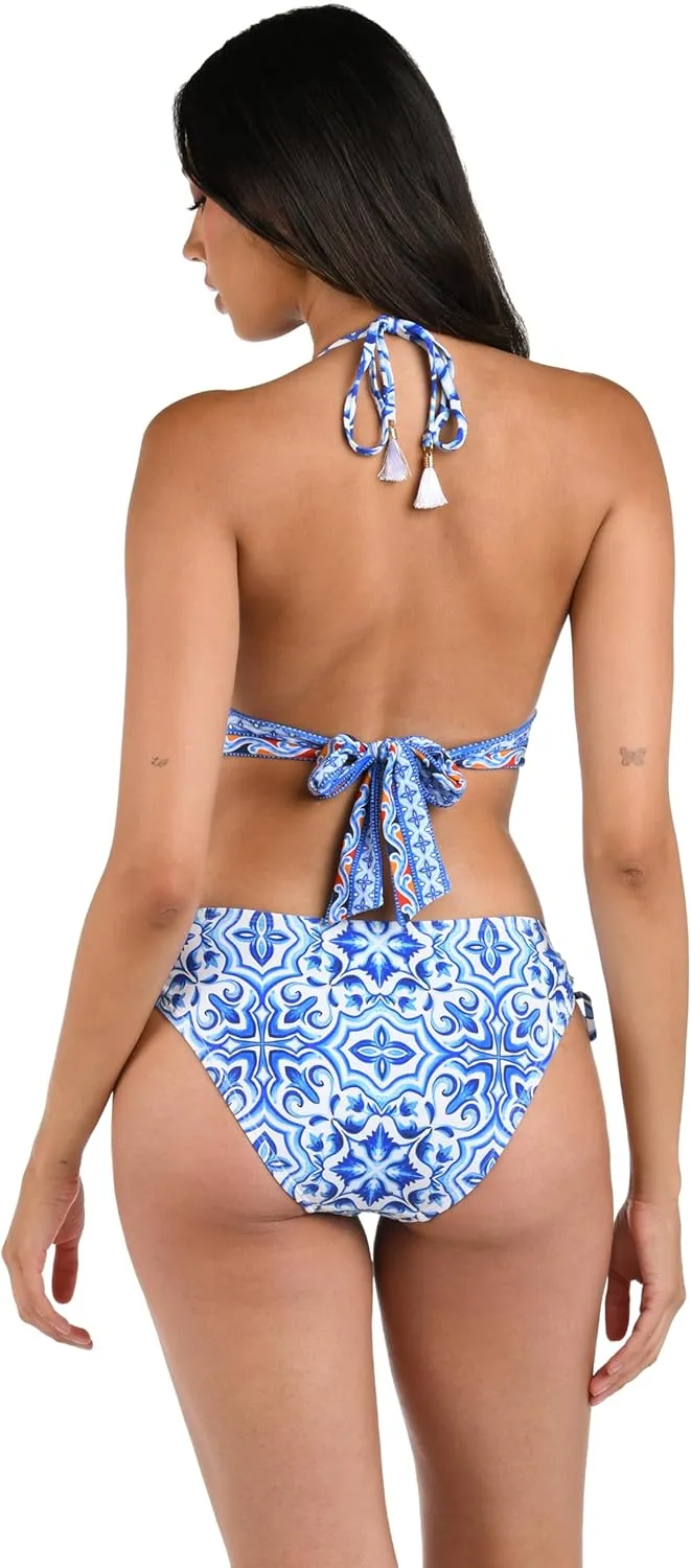 La Blanca Women's Banded Halter Bikini Swimsuit Top