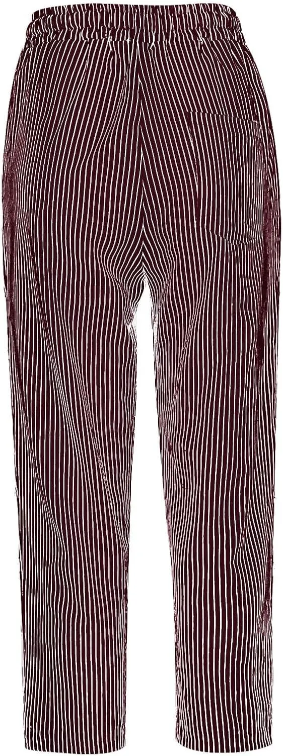 Linen Capri Pants for Women High Waisted Summer Capri Pants Elastic Waist Cotton Linen Yoga Cropped Trousers