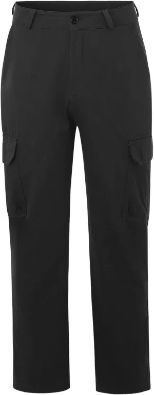 Mens Big and Tall Flat Front Work Office Pants Trousers Fast Dry Stretch Cargo Pants with Pockers Golf Sweatpants