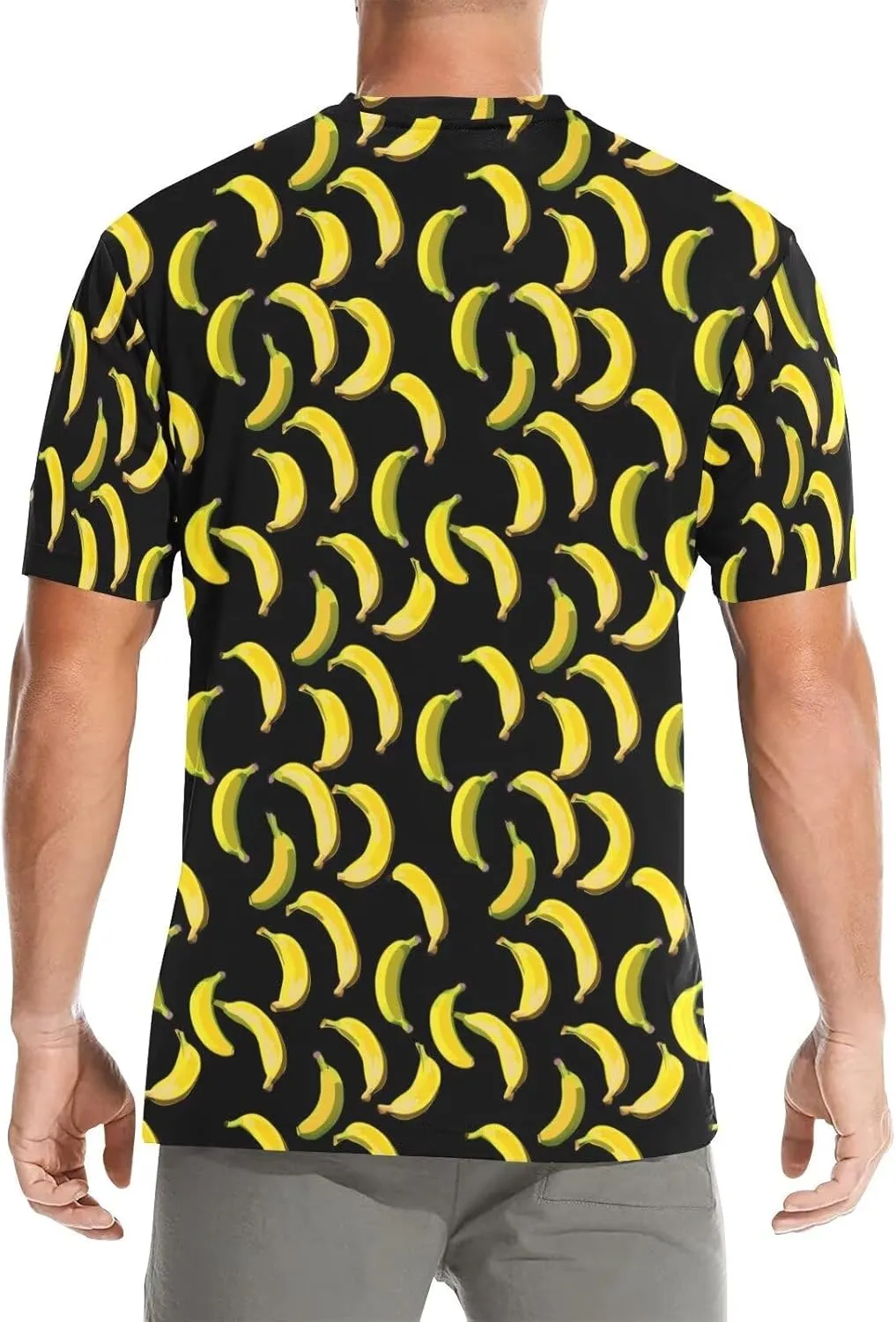 Men's Crew Neck T-Shirts Short Sleeve Casual Classic Tee Shirt Novelty T-Shirt for Sports Tennis Basketball