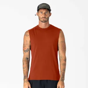 Mens Merino Tank Tannin