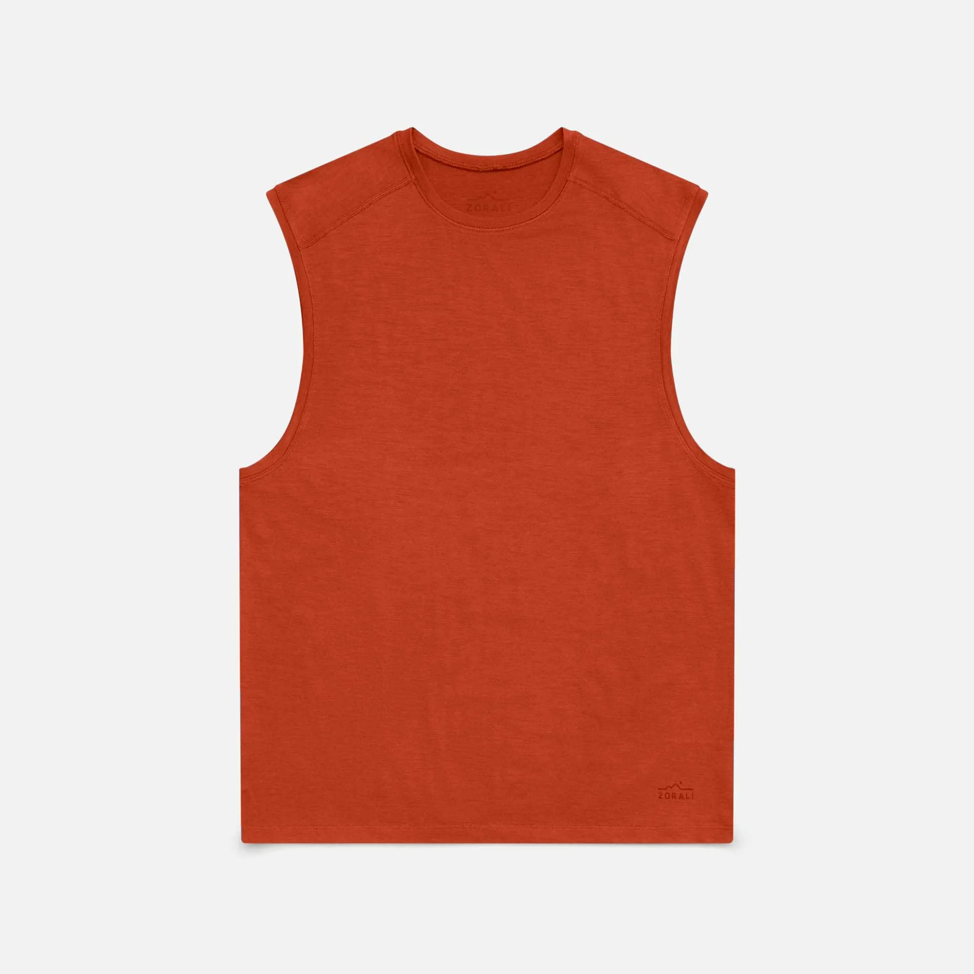 Mens Merino Tank Tannin