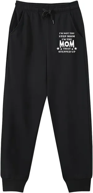 Men's Sweatpants im a hot Step mom1 Adjustable Hem Casual Lounge Pants