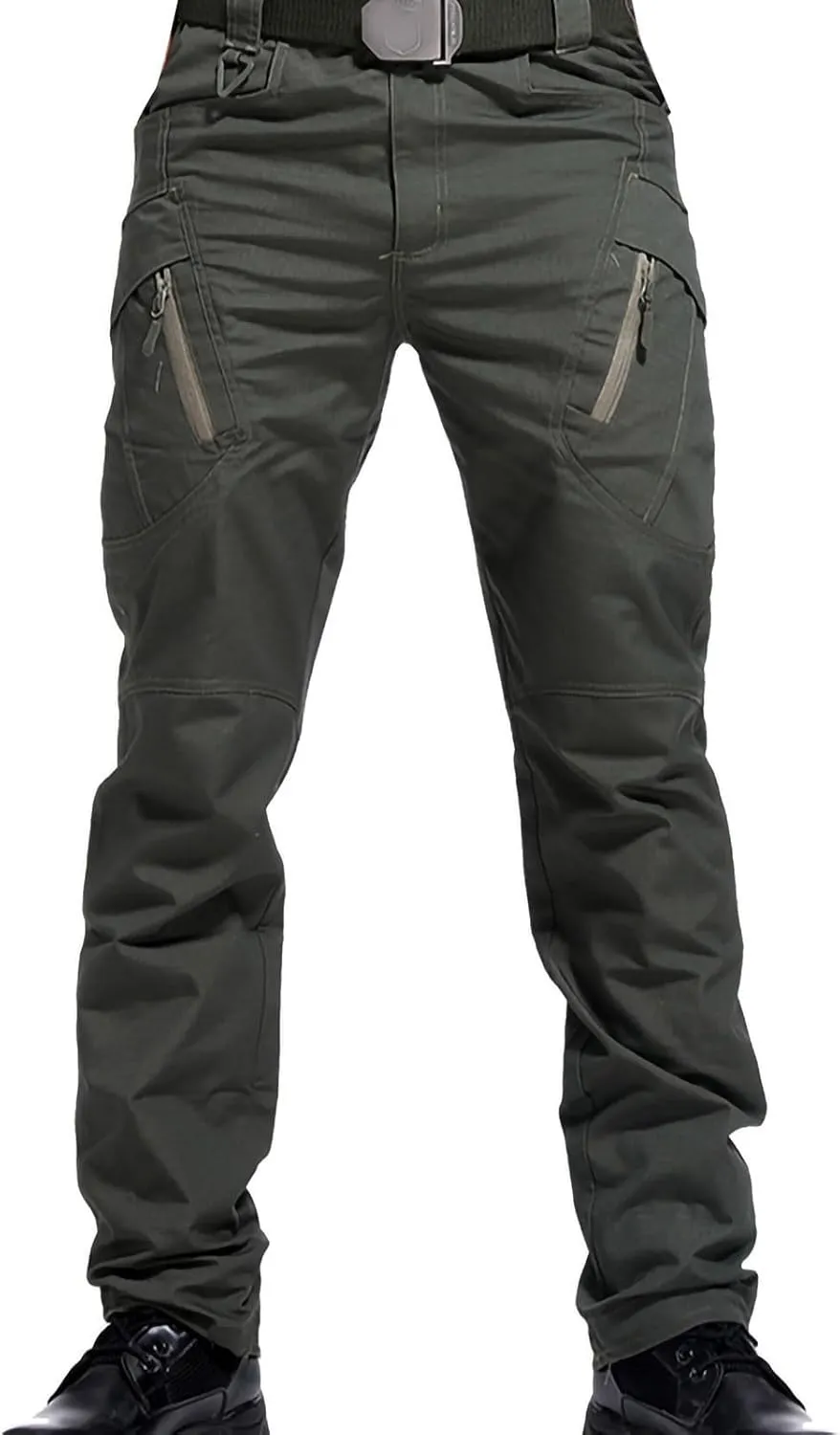 Muscularfit Camo Pants for Men Causal Joggers Athletic Pants Loose Fit Twill Chino Multi Pockets Straight Sweatpants 2023