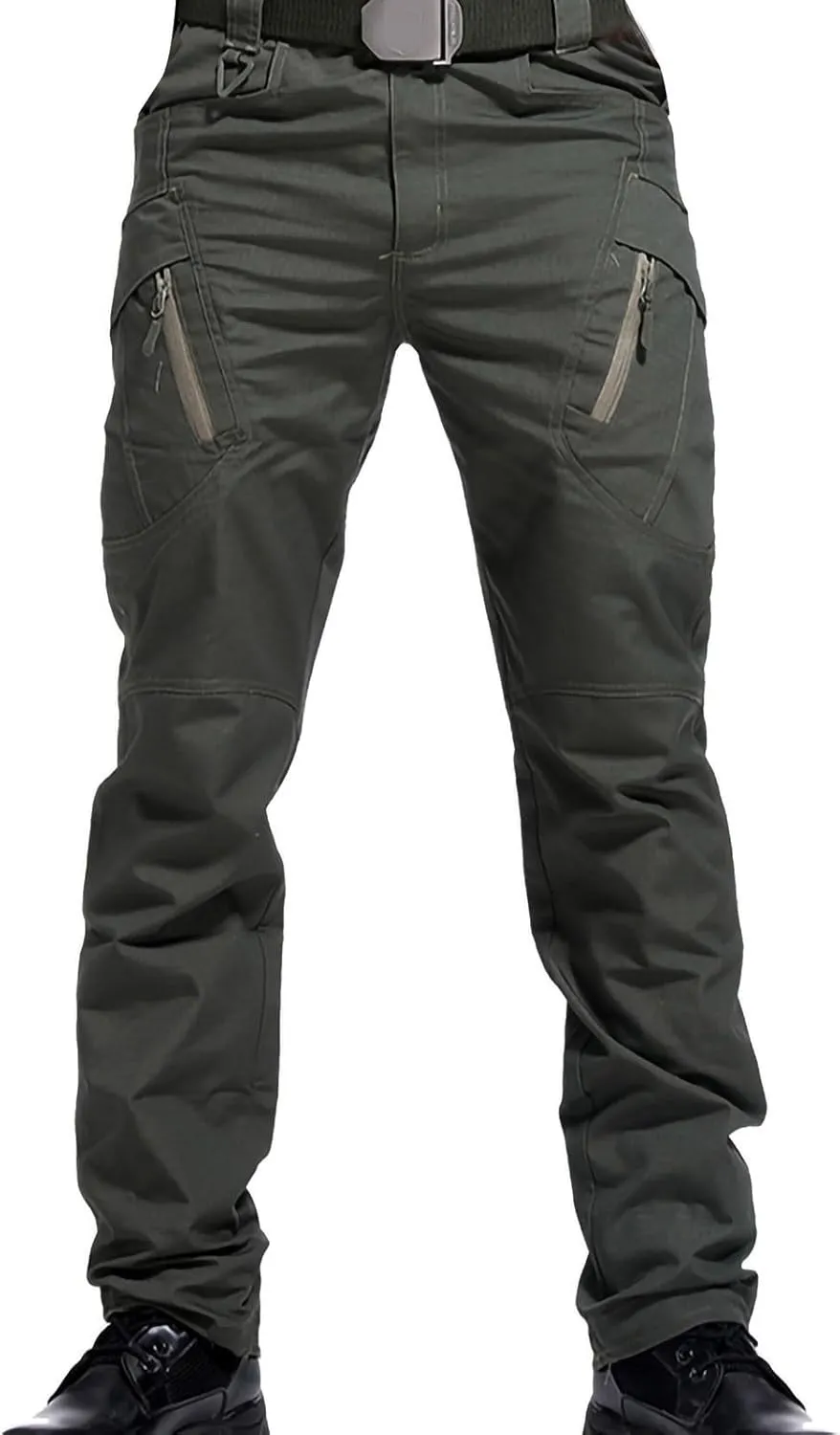 Muscularfit Camo Pants for Men Causal Joggers Athletic Pants Loose Fit Twill Chino Multi Pockets Straight Sweatpants 2023