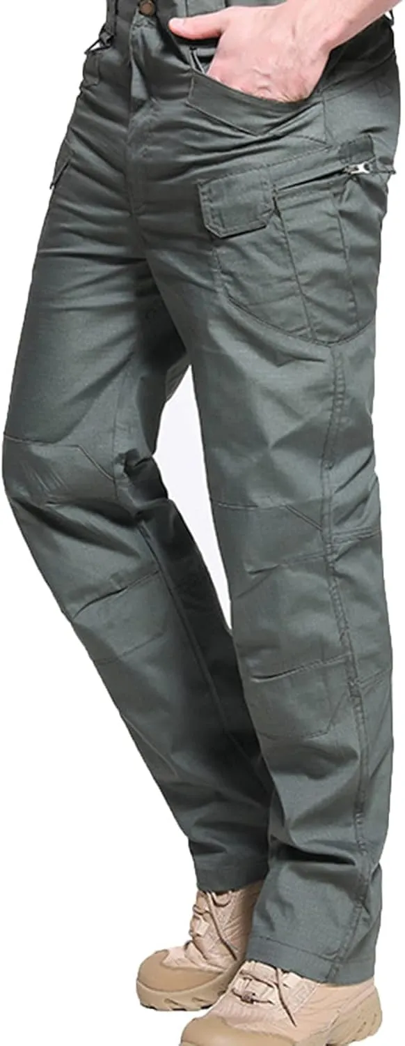 Muscularfit Mens Sweat Pants Casual Camo Buckle Zipper Cargo Pants Multi Pockets Casual Camouflage Athletic Cotton Sweatpants