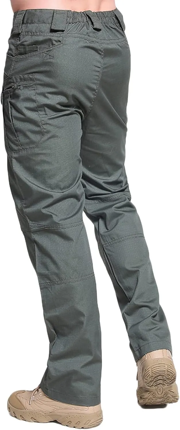 Muscularfit Mens Sweat Pants Casual Camo Buckle Zipper Cargo Pants Multi Pockets Casual Camouflage Athletic Cotton Sweatpants
