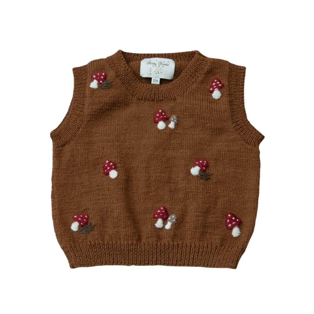Mushroom vest - Caramel