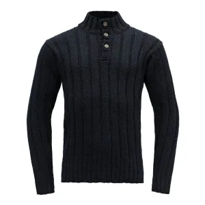 NANSEN RIB KNIT DARK BLUE MELANGE