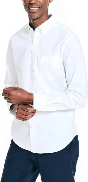 Nautica Men's Sustainably Crafted Solid Shirt
