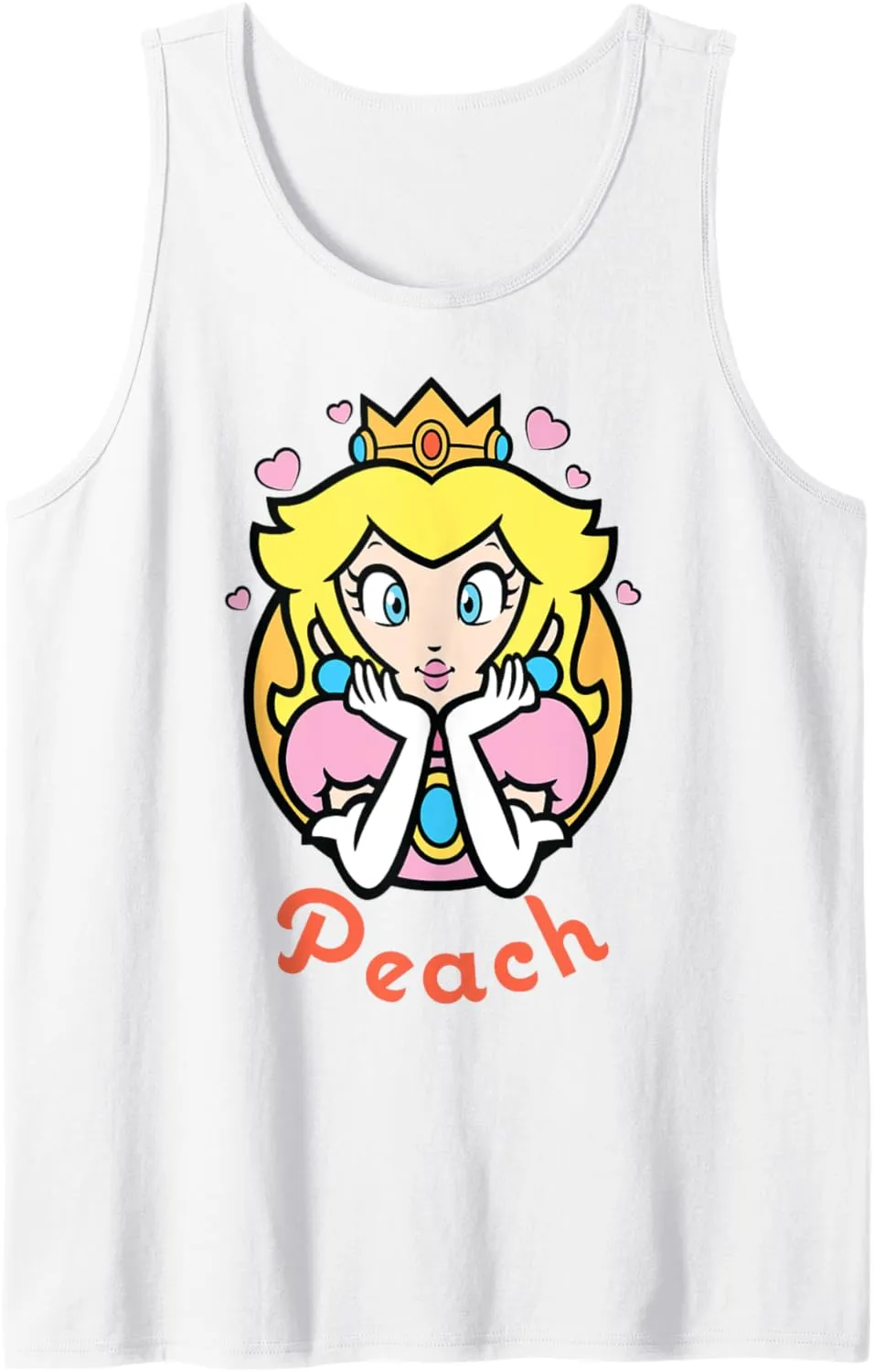 Nintendo Super Mario Princess Peach Portrait Tank Top