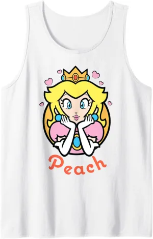 Nintendo Super Mario Princess Peach Portrait Tank Top