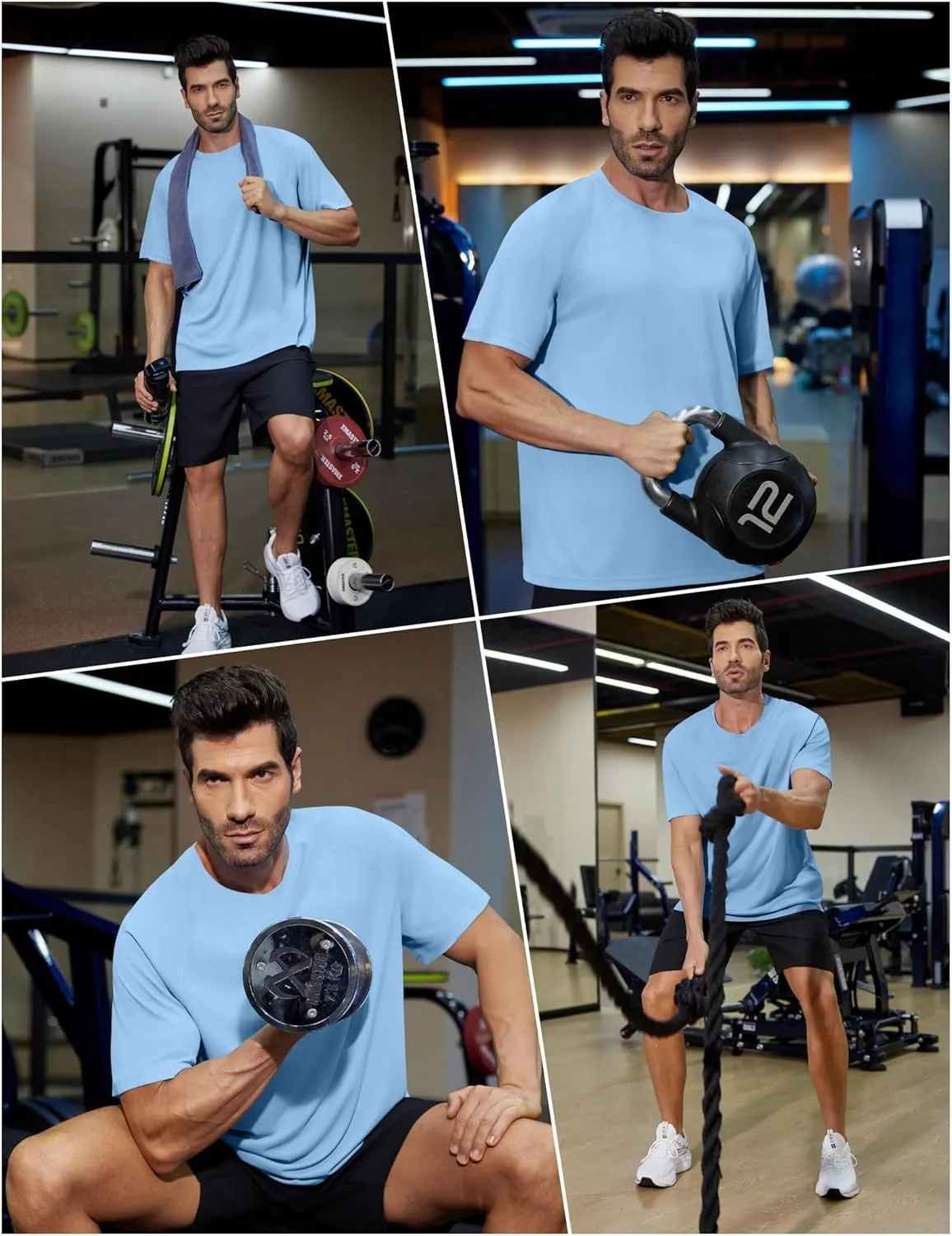 PINSPARK Mens Swim Shirt Short Sleeve UPF 50  Sun Protection Shirts Rash Guard Quick Dry Tshirts Beach Water Athletic Shirt
